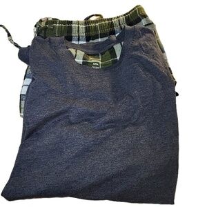 Sonoma Men's‎ Green and Black Plaid 2-piece Pajama's Size XXL